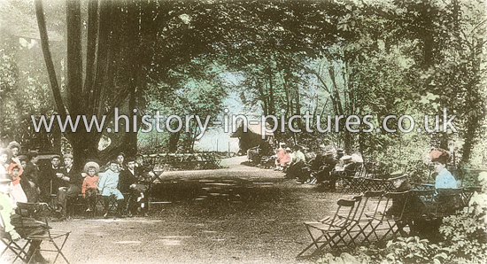 On The Island, Lloyd's Park, Walthamstow, London. c.1904.